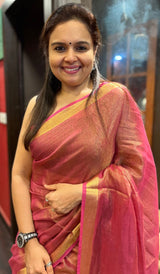 SEMI TISSUE SAREE 24102321