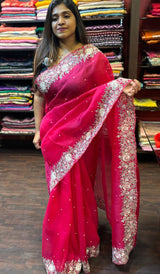 ORGANZA SAREE 2501256