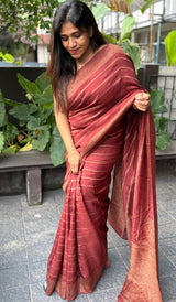 SEMI TUSSAR SILK SAREE 08042523