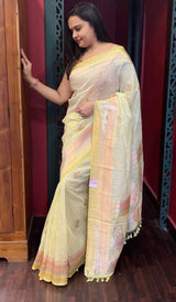 LINEN SILK SAREE 05092310