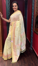 LINEN SILK SAREE 05092310