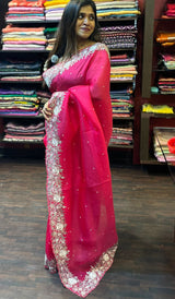 ORGANZA SAREE 2501256