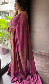 SEMI GEORGETTE SAREE 16072415