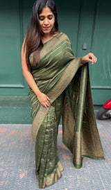 SEMI TUSSAR SILK SAREE 08042526