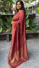 SEMI TUSSAR SILK SAREE 08042523