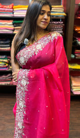 ORGANZA SAREE 2501256