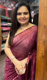 SEMI LINEN SAREE 1010232