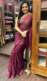 SEMI LINEN SAREE 1010232