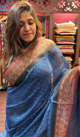 SEMI LINEN SAREE 0103243