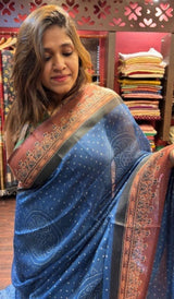 SEMI LINEN SAREE 0103243