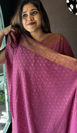 SEMI GEORGETTE SAREE 16072415