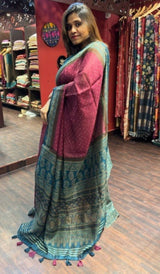 SEMI LINEN SAREE 0103244