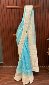 ORGANZA SAREE 25012543