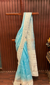 ORGANZA SAREE 25012543