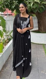 CHIKANKARI UNSTITCHED SALWAR 0803255