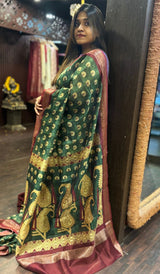 CHANDERI SILK SAREE 1605248
