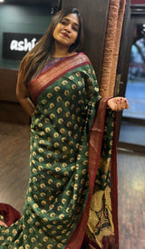 CHANDERI SILK SAREE 1605248