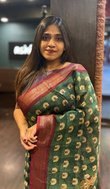 CHANDERI SILK SAREE 1605248