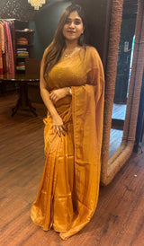 BLENDED ORGANZA SAREE 22052597