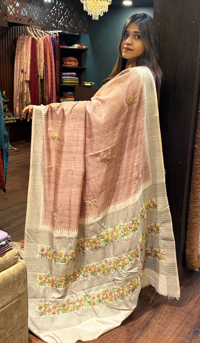 SEMI TUSSAR SAREE 220525139 – Ashima Fashion Store