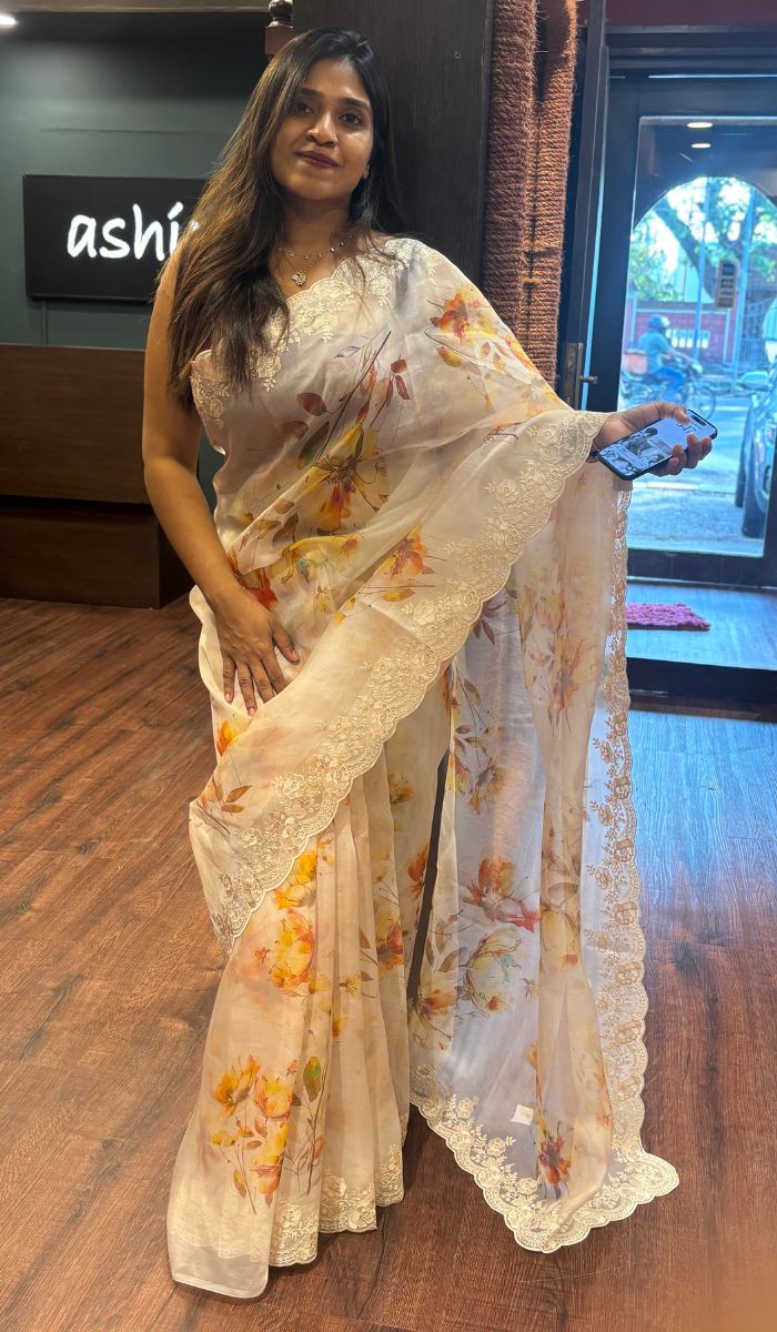 ORGANZA SAREE 22052525 – Ashima Fashion Store