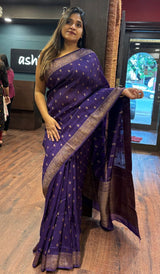 SEMI TUSSAR SILK SAREE 08042521