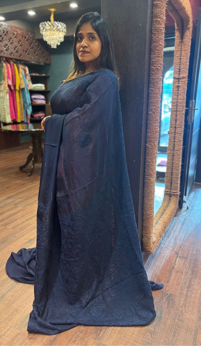 SEMI ORGANZA SAREE 13092562 – Ashima Fashion Store