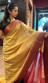 SEMI LINEN SAREE 15092546