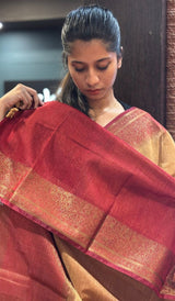 SEMI LINEN SAREE 15092546