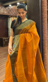 SEMI LINEN SAREE 15092553