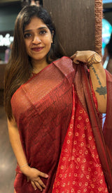 CHANDERI SILK SAREE 01042577
