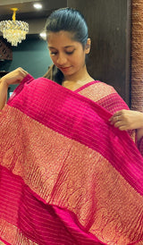 CRUSHED ORGANZA SAREE 15012442