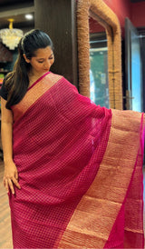 CRUSHED ORGANZA SAREE 15012442