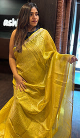 TISSUE LINEN SAREE 1004252