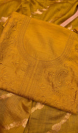 TUSSAR SILK UNSTITCHED SALWAR 09052435