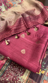 TUSSAR SILK UNSTITCHED SALWAR 30052421