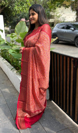 CHANDERI SILK SAREE 30012530