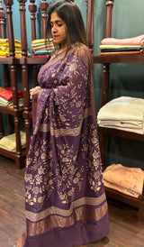 CHANDERI SILK SAREE 30012522