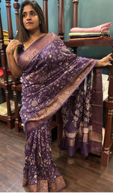 CHANDERI SILK SAREE 30012522