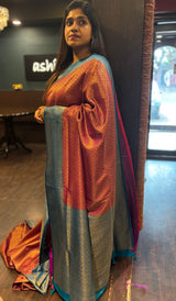 SEMI KANJI SILK SAREE 12092424
