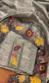 CRUSHED SILK UNSTITCHED SALWAR 0403255