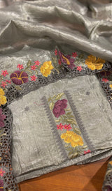 CRUSHED SILK UNSTITCHED SALWAR 0403255