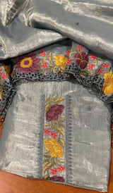 CRUSHED SILK UNSTITCHED SALWAR 0403252