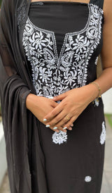 CHIKANKARI UNSTITCHED SALWAR 0803255