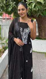CHIKANKARI UNSTITCHED SALWAR 0803255