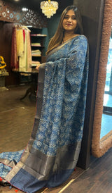 CHANDERI SILK SAREE 02042591