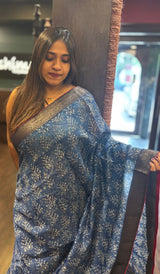 CHANDERI SILK SAREE 02042591