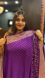 CREPE SILK SAREE 18032448