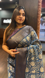 CHANDERI SILK SAREE 01042572