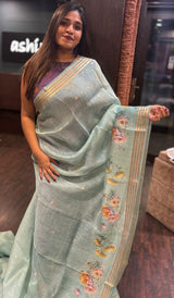 LINEN SAREE 1904256
